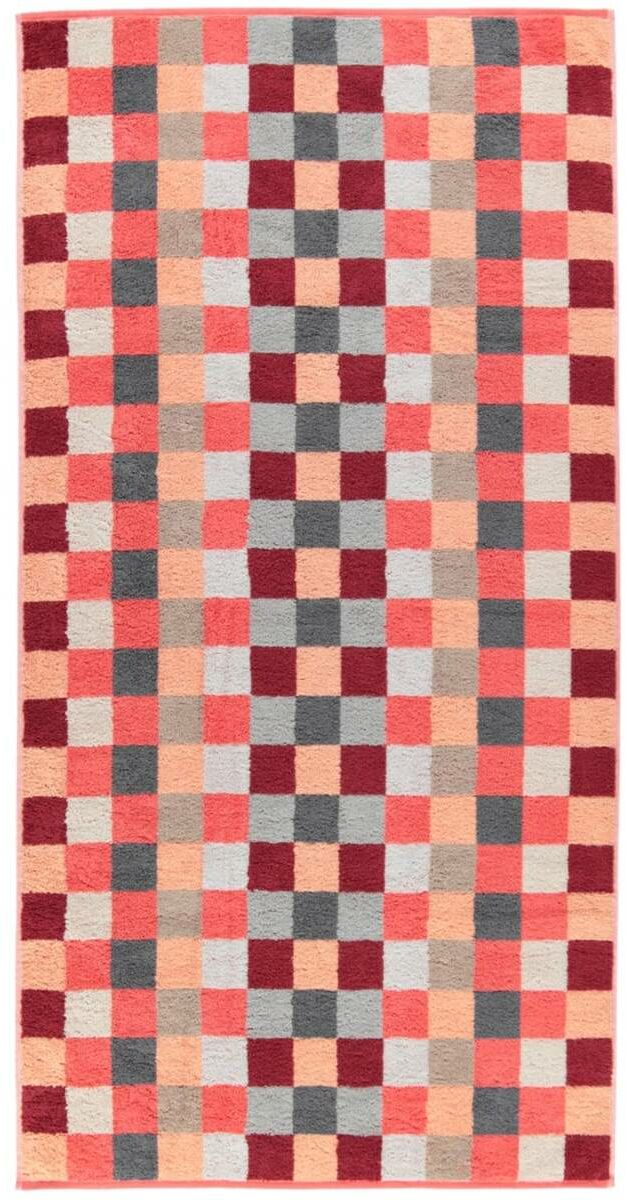 Cawo Ręcznik Unique Cubes Koralle