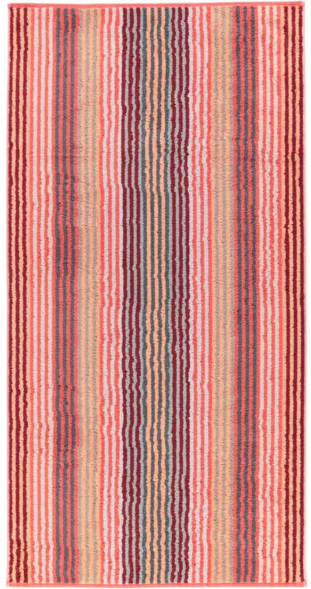 Cawo Ręcznik Unique Stripes Koralle