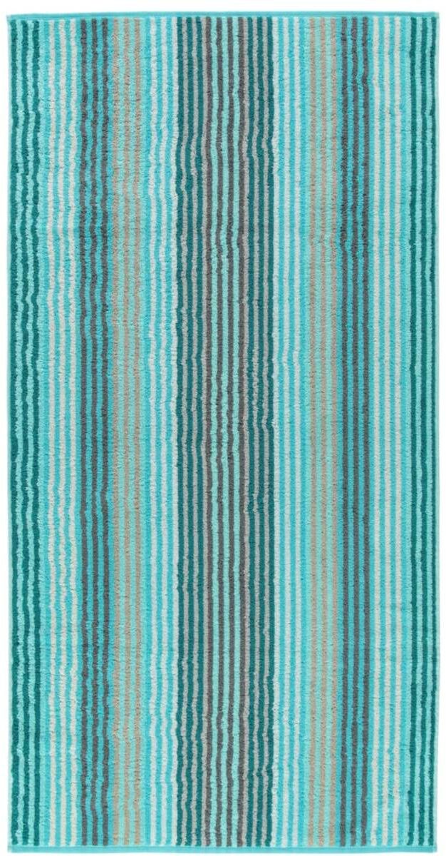 Cawo Ręcznik Unique Stripes Turkis