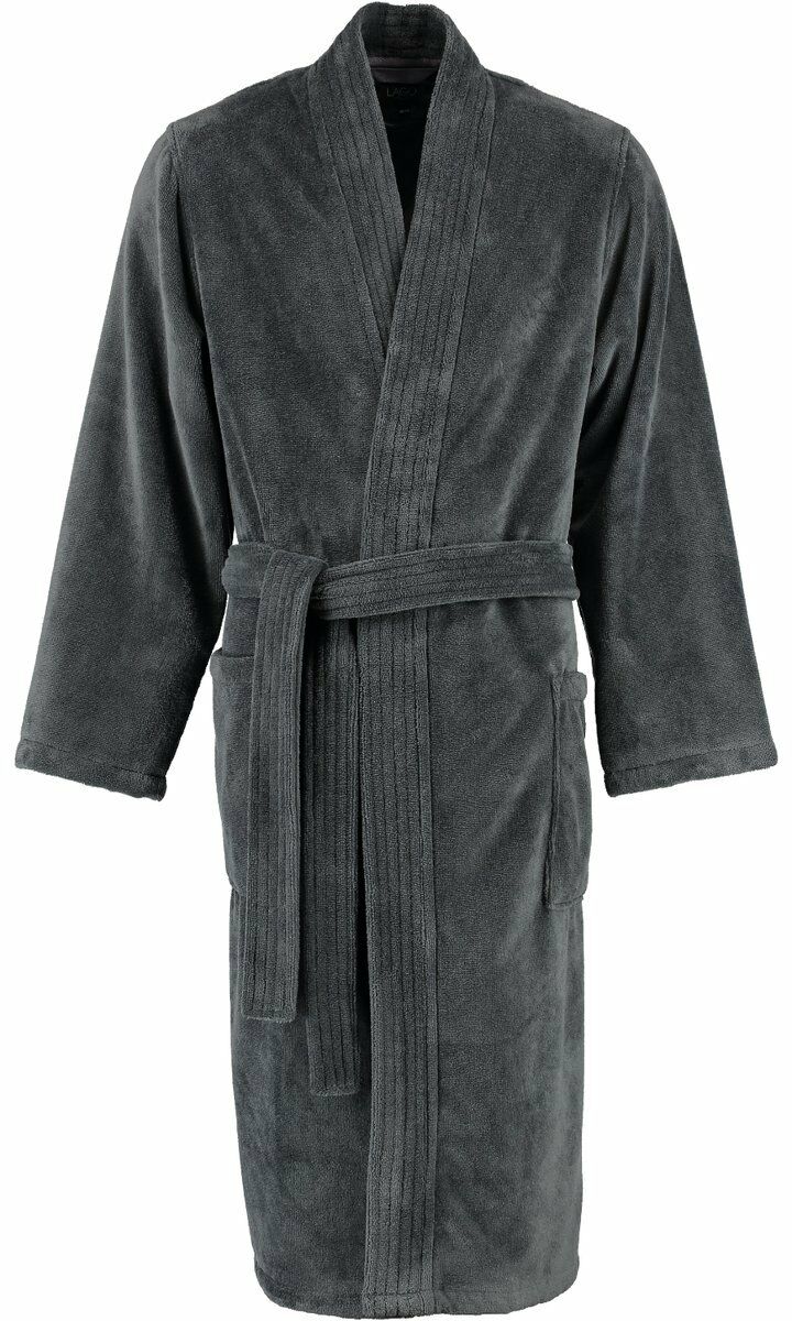 Cawo Szlafrok męski Basic Anthracite