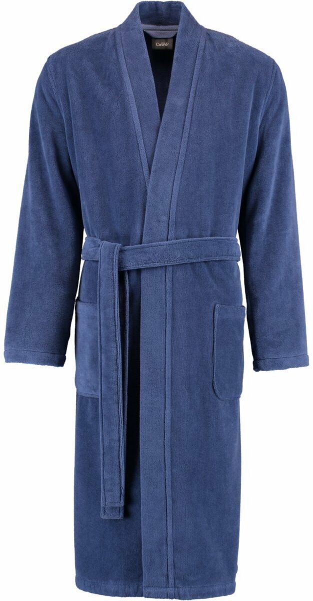Cawo Szlafrok męski Luxury Basics Blue