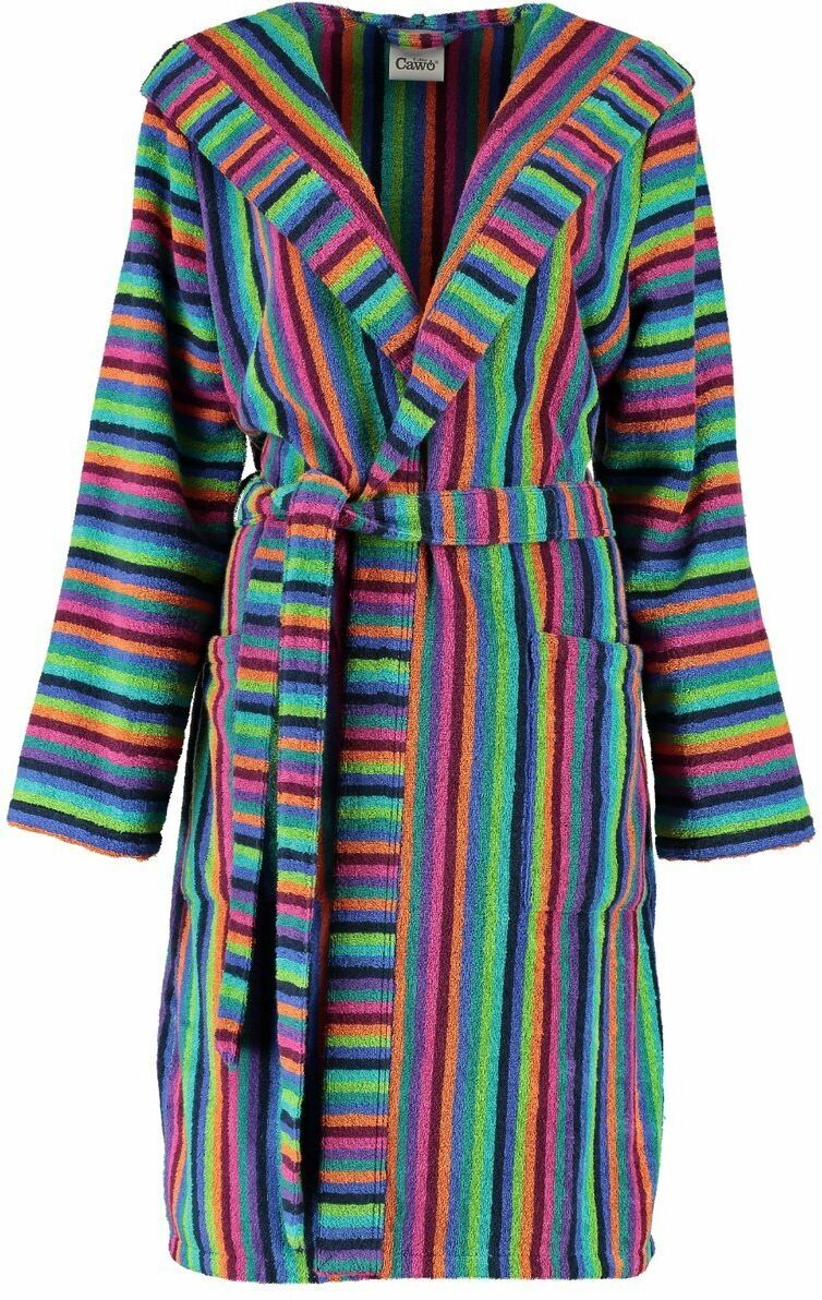Cawo Szlafrok damski Lifestyle Hooded Multicolor Dark