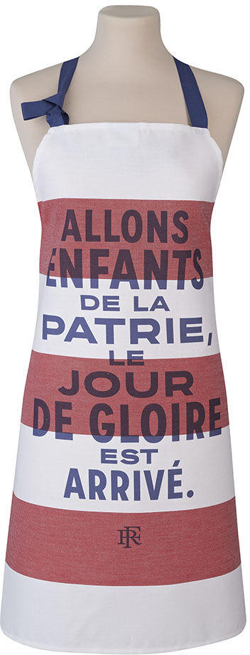 Le Jacquard Fran ais Fartuch kuchenny Elys e Patrie Czerwony