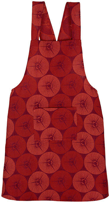 Le Jacquard Fran ais Fartuch kuchenny Yukata Czerwony