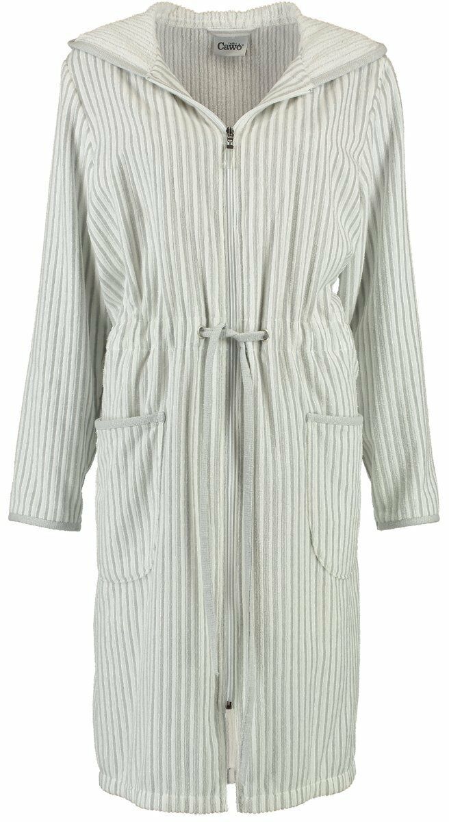 Cawo Szlafrok damski Relax Hooded Silver