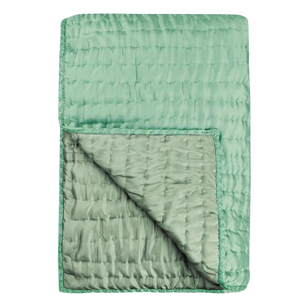 Designers Guild Narzuta jedwabna Chenevard Eau De Nil & Celadon