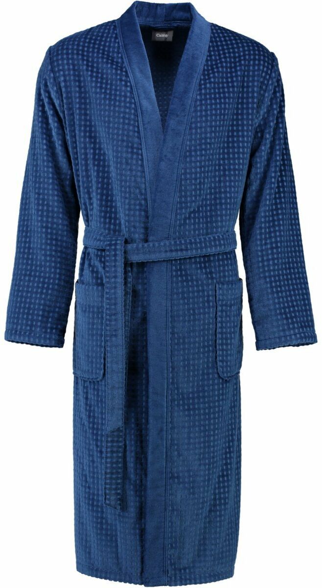 Cawo Szlafrok męski Luxury Velours Sapphire