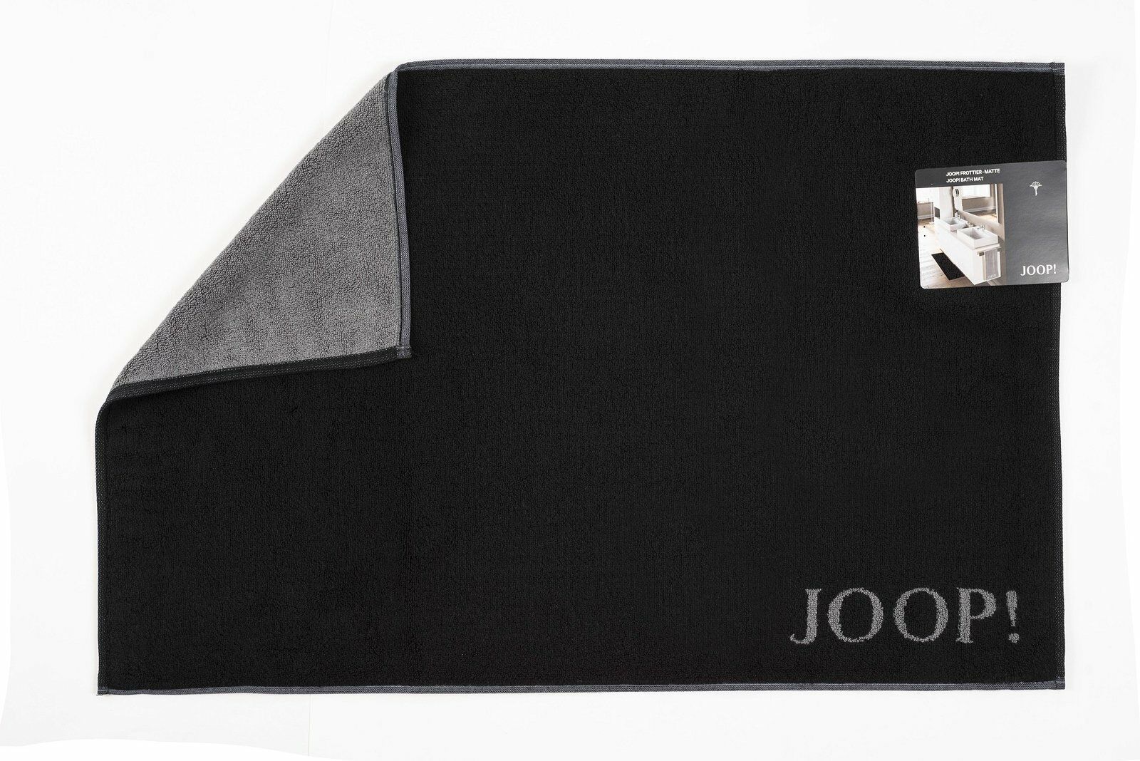 JOOP Mata łazienkowa! Doubleface Black/Anthrazit