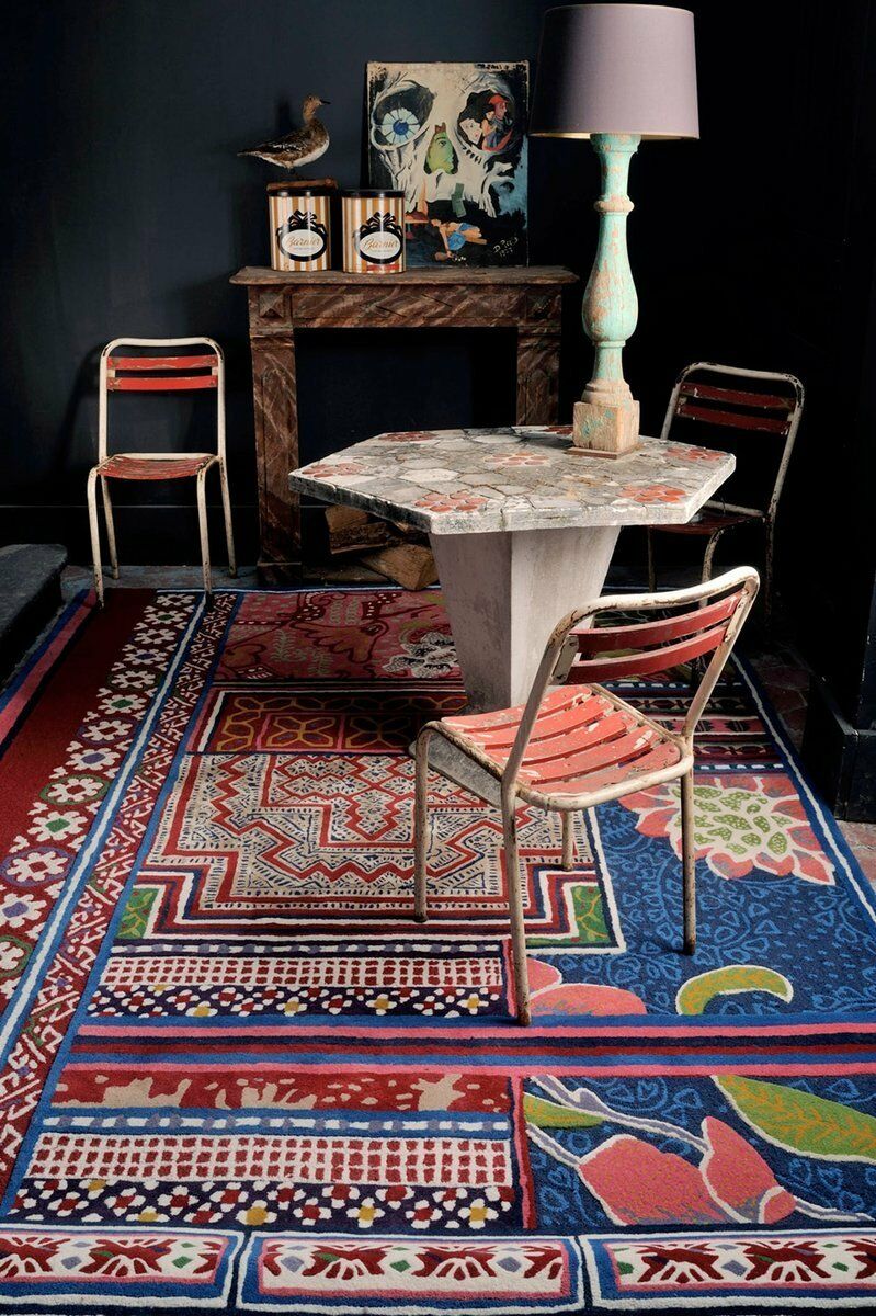 Toulemonde Bochart Dywan Baya Multi Rouge