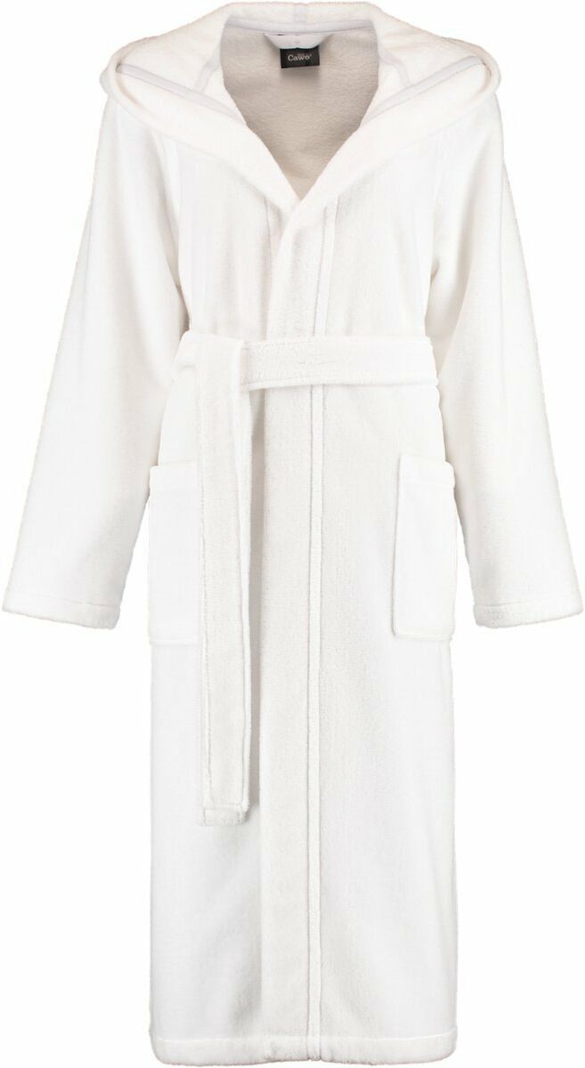 Cawo Szlafrok damski Luxury Basic Hooded White