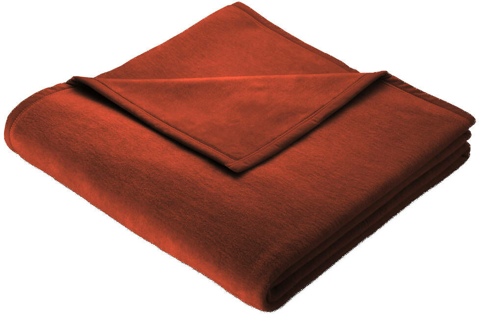 Biederlack Koc Cotton Home Rotfuchs
