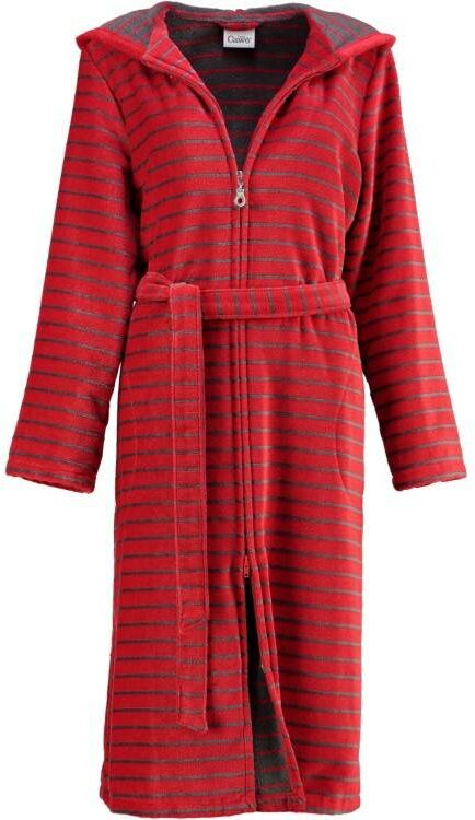 Cawo Szlafrok damski Shades Hooded Red