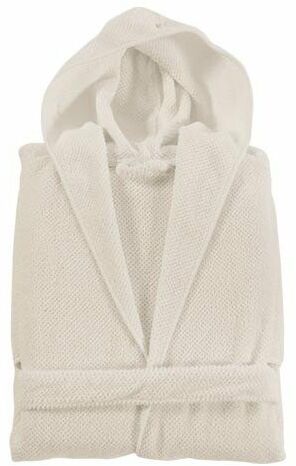 Graccioza Szlafrok z kapturem Bee Waffle Hooded Natural