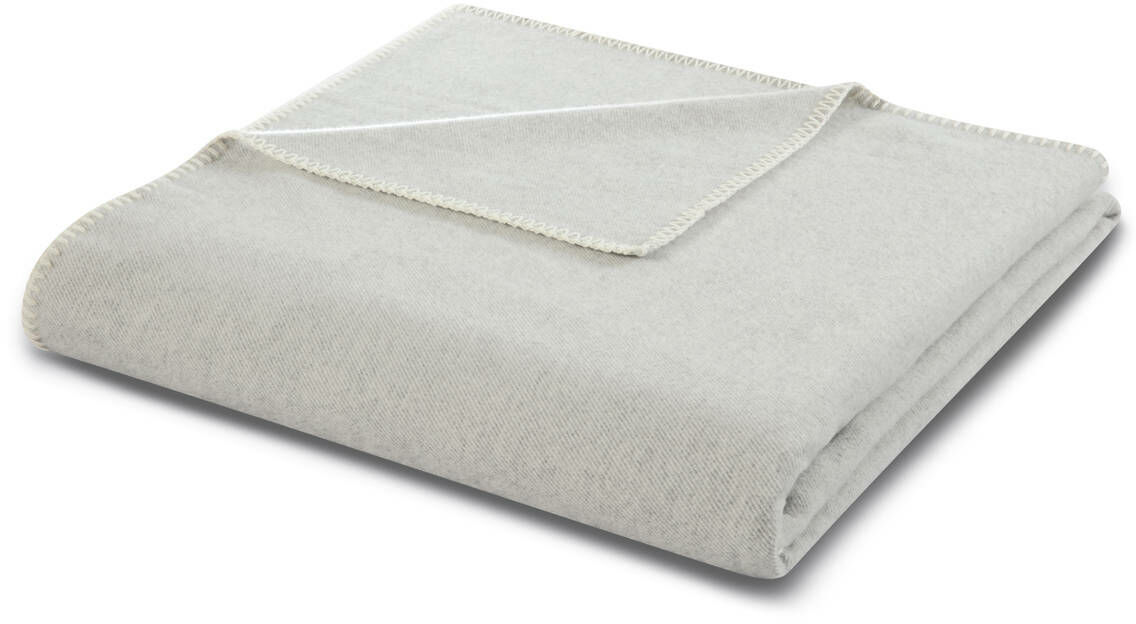 Biederlack Koc wełniany Light Grey