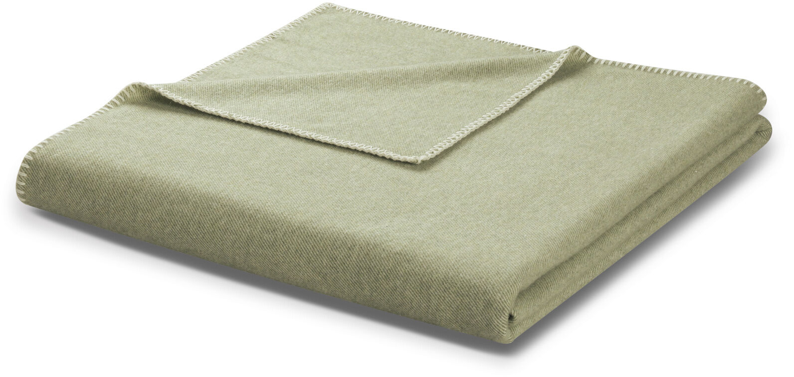 Biederlack Koc wełniany Light Green