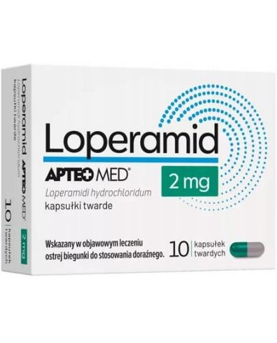 Loperamid Apteo Med 2 mg 20 kapsułek twardych