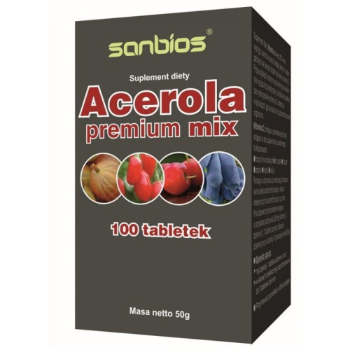 SANBIOS SANBIOS Acerola premium mix 100 tabl. 21SANACEPT