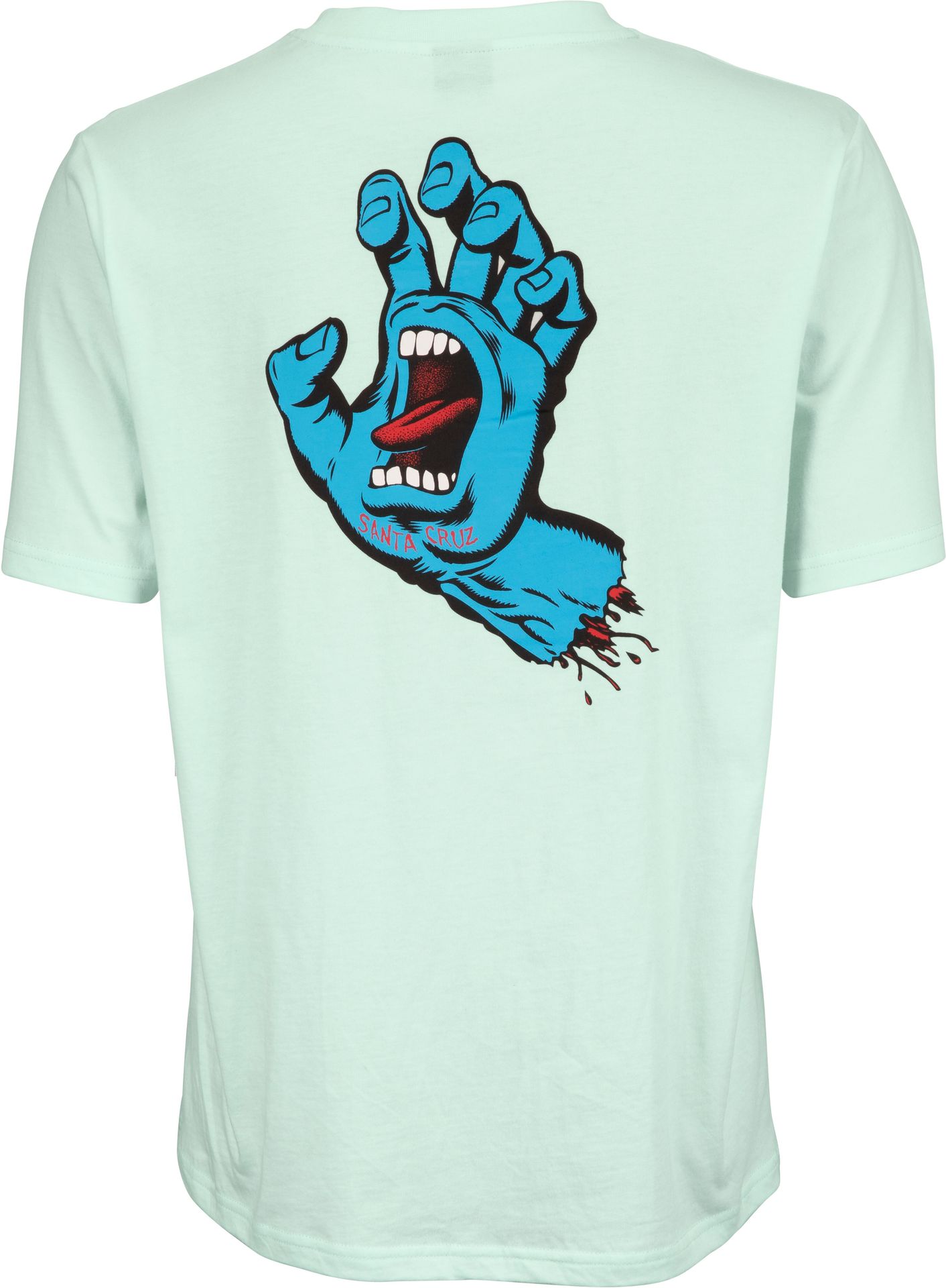 t-shirt damski SANTA CRUZ SCREAMING HAND CHEST TEE Pure Blue