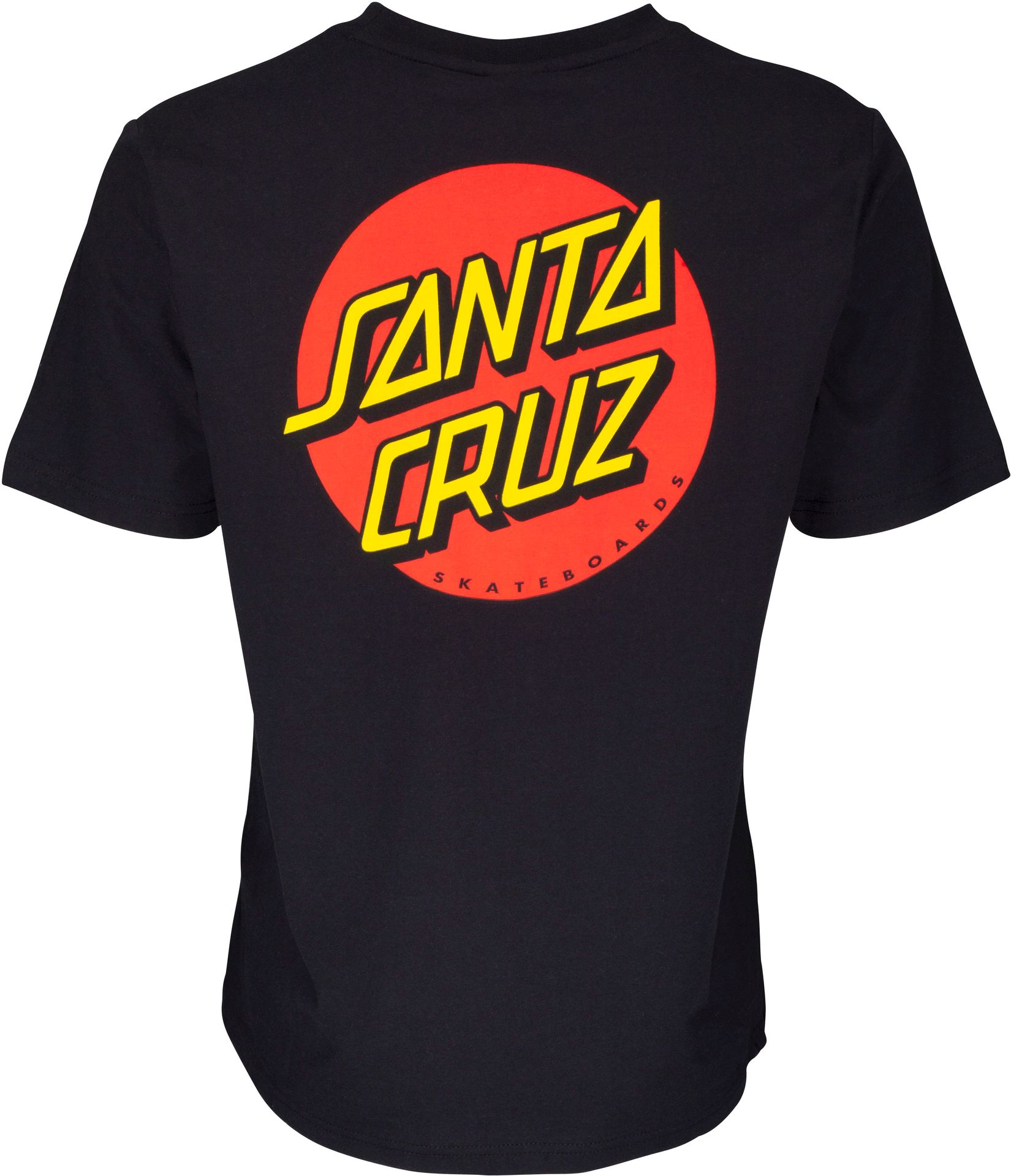 t-shirt damski SANTA CRUZ CLASSIC DOT CHEST TEE Black