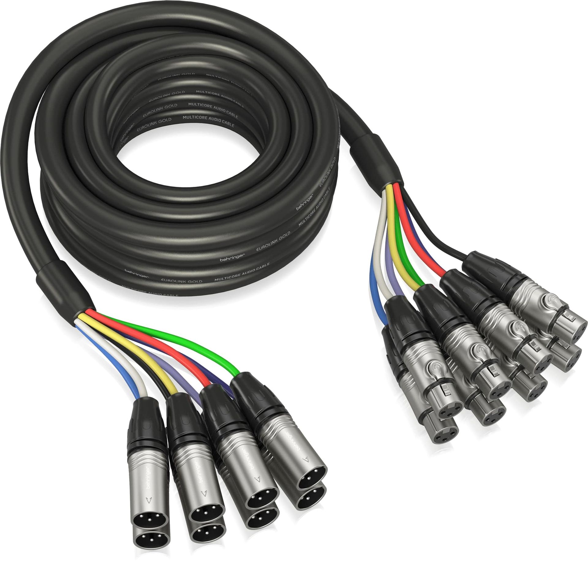 Behringer GMX-500‌ - kabel multicore 8x XLR-8x XLR 5 m ♦ 30 DNI NA ZWROT ♦ GWARANCJA DOOR-TO-DOOR ♦ SZYBKA WYSYŁKA