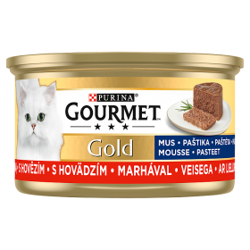 Purina Gourmet Gold mus z wołowiną 85g