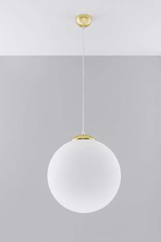 Sollux Lighting Lampa wisząca UGO 40 złota