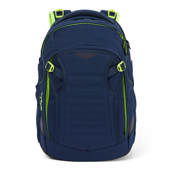 Satch match  Plecak szkolny 45 cm dark blue neon yellow