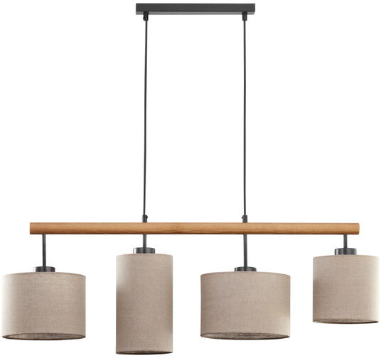 Lampa wisząca DEVA NATURE 6108 4x E27 styl skandynawski beżowy