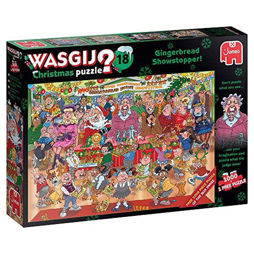 Jumbo Spiele 25017 Spiele Wasgij Christmas 18 TBD - puzzle 1000 elementów