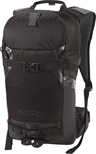 Nitro Unisex Rover 14 plecak snowboardowy, turystyczny, motocyklowy, 1 sztuka, czarny (Black Out), 14L, nowoczesny