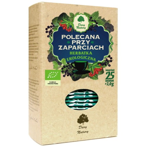 DARY NATURY Dary Natury herbatka polecana przy zaparciach EKO x 25 sasz
