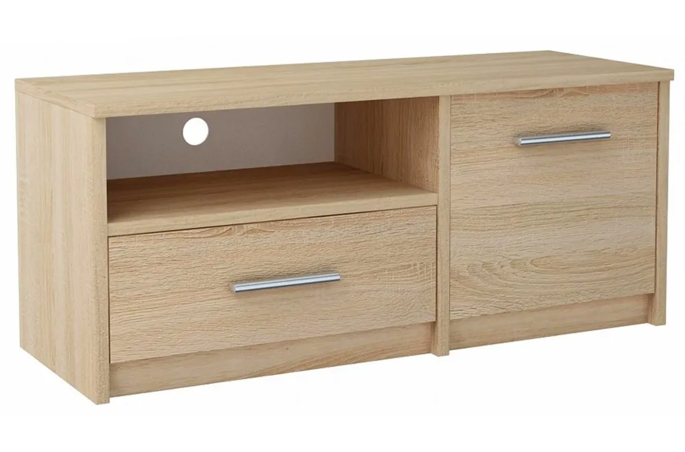 Skandynawska szafka RTV pod telewizor dąb sonoma N9-T39