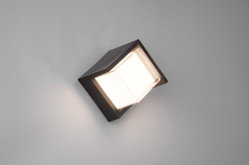 Puno LED kinkiet zewnętrzny 1-punktowy czarny R27026132