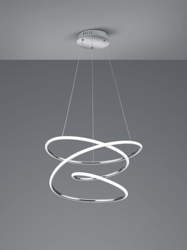 Bologna LED lampa wisząca 1-punktowa chrom R37051106