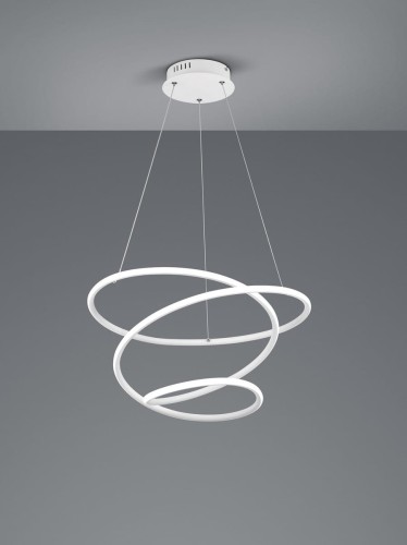Bologna LED lampa wisząca 1-punktowa biała R37051131
