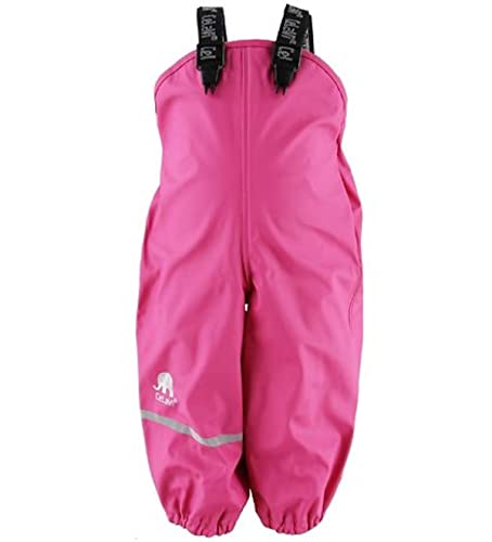 Celavi unisex odzież przeciwdeszczowa solidne spodnie przeciwdeszczowe, prawdziwy różowy, 90 cm