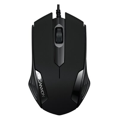 Canyon Optical Wired Mouse czarny (CN_CNE-CMS02B)