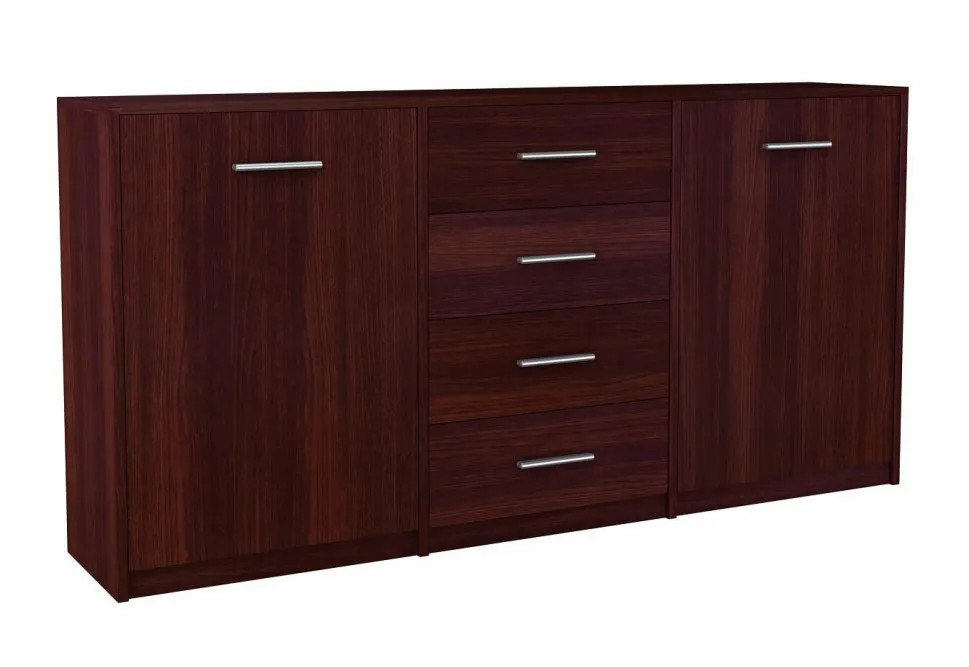 Komoda Z Szufladami I Półkami Do Salonu Wenge Haver