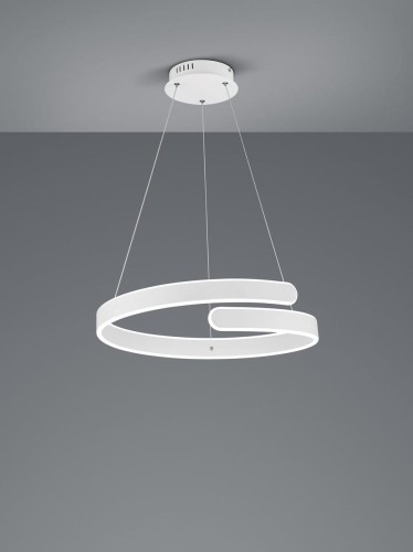 Parma LED lampa wisząca 1-punktowa biała R37071131