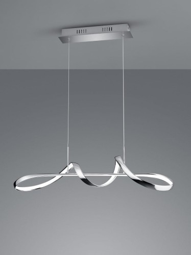 Perugia LED lampa wisząca 1-punktowa chrom R37091106
