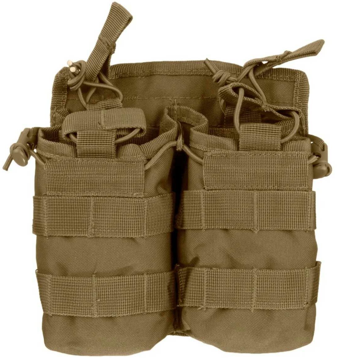 Ładownica podwójna Mil-Tec Open Top Magazine Pouch Coyote (13497019)