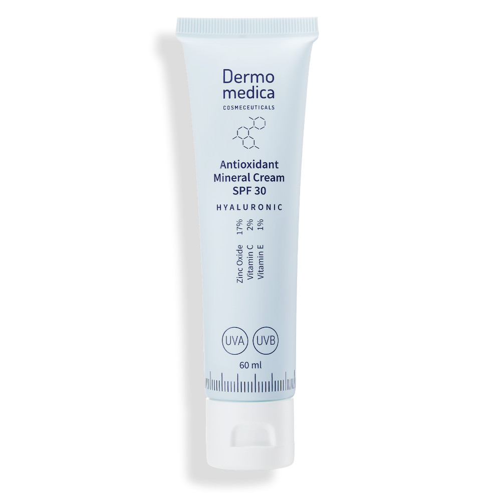 DERMOMEDICA Antioxidant Mineral Cream SPF 30 antyoksydacyjny krem z tlenkiem cynku - 60 ml