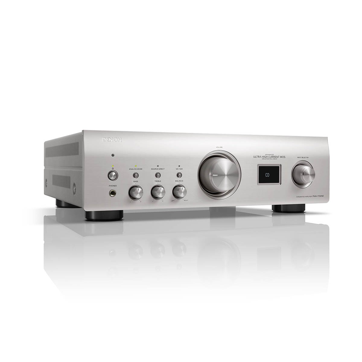 Denon PMA-1700NE Wzmacniacz stereofoniczny, Kolor: Silver