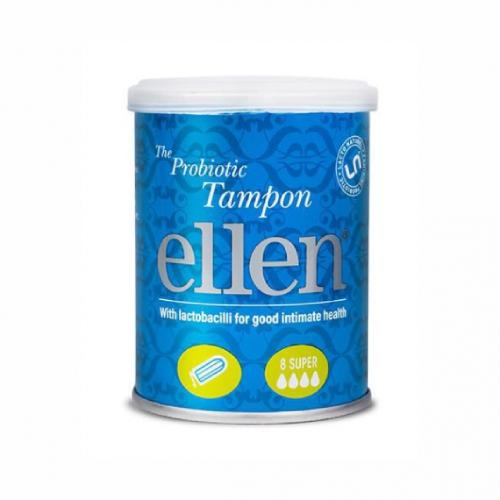 Ellen Tampony probiotyczne Super, 8szt. >> WYSYŁKA W 24H 