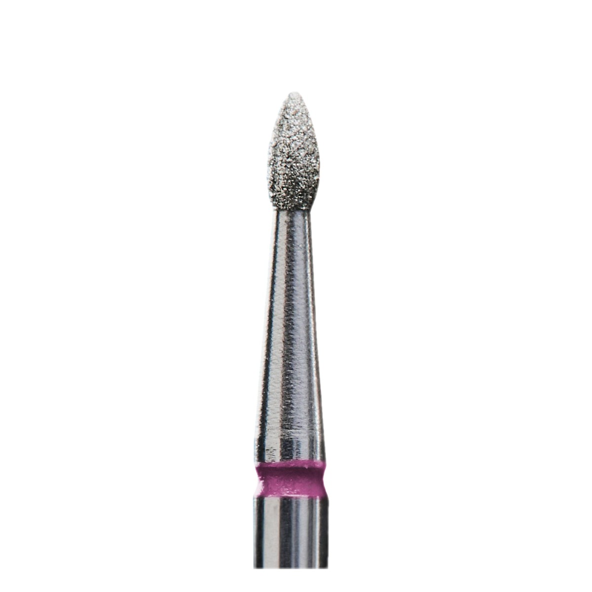 Zdjęcia - Narzędzie do manicure Staleks Frez Diamentowy Oliwka Ostra Czerwona 1,8/4mm 