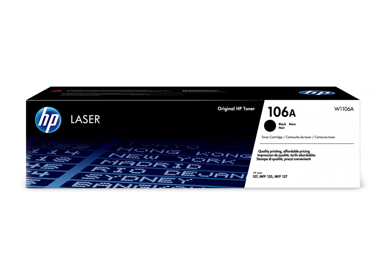 HP Toner nr 106A W1106A Black 1K