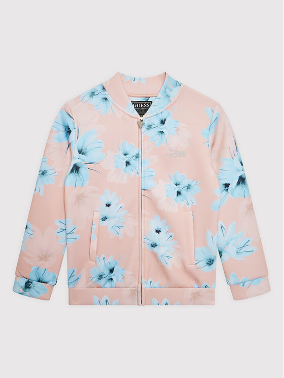 Guess Bluza J2YQ05 KAZQ0 Różowy Regular Fit