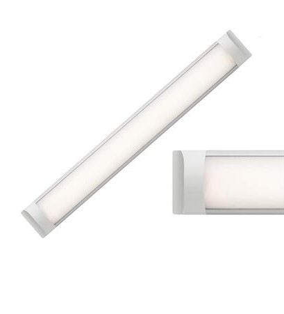 Opr.liniowa LED  60cm 18W b.neutralna 4000K (1400lm) klosz mleczny plastikowa IP20 ECOLIGHT [AVILO]