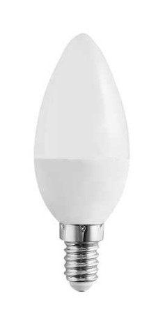 Żarówka LED świecowa E14 10W b.neutralna 4000K 900lm mleczna C35 ECOLIGHT