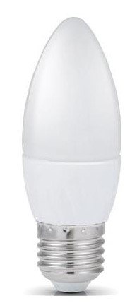 Żarówka LED świecowa E27 10W b.neutralna 4000K 900lm mleczna C35 ECOLIGHT